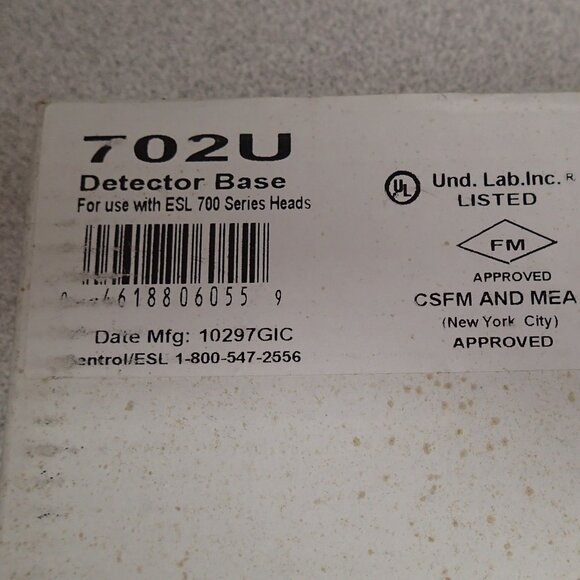 ESL 702U Smoke Detector Basem - Picture 8 of 8